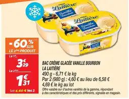 Netto La laitière bac crème glacée vanille bourbon offre