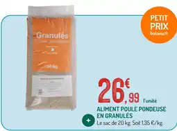Botanic Aliment poule pondeuse en granulés offre