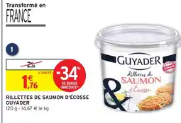 Intermarché Guyader rillettes de saumon d'écosse offre