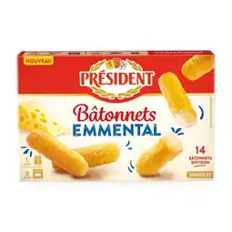 Carrefour Président bâtonnet emmental offre