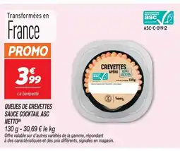 Netto Netto queues de crevettes sauce cocktail asc offre