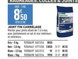 Brico Cash Joint fin carrelage offre