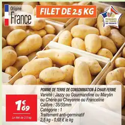 Netto Pommes de terre de france pomme de terre de consommation à chair ferme offre