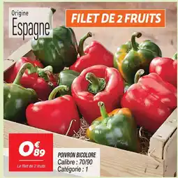 Netto Poivron bicolore offre