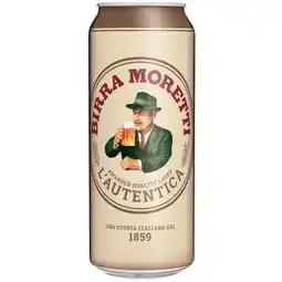 Carrefour Birra moretti bière italienne offre