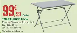Botanic Table pliante clivia offre