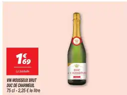 Netto Duc de charmeuil vin mousseux brut offre