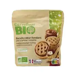 Carrefour Market Carrefour bio biscuits coeur noisette offre