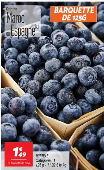 Netto Myrtille offre