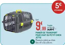 Botanic Panier de transport pour chat ou petit chien jet10 offre