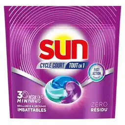 Carrefour Sun capsules pour lave-vaisselle offre