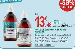 Botanic Bubimex huile de saumon + sardine offre