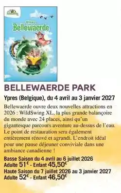 Carrefour Avril - bellewaerde park offre