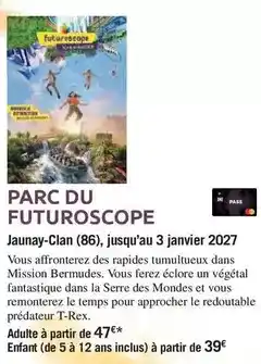 Carrefour Parc du futuroscope offre