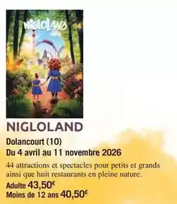 Carrefour Avril - dolancourt (1) du 4 au 11 novembre 2026 offre