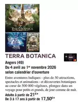 Carrefour Avril - terra botanica offre