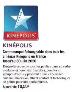 Carrefour Tous - kinépolis offre
