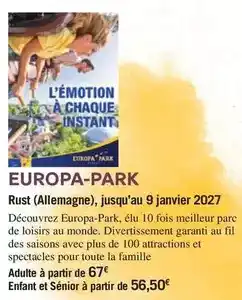 Carrefour Europa-park offre