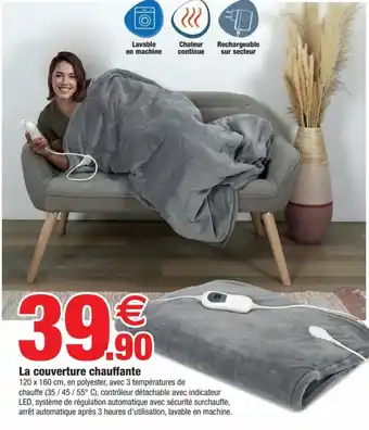 La couverture chauffante