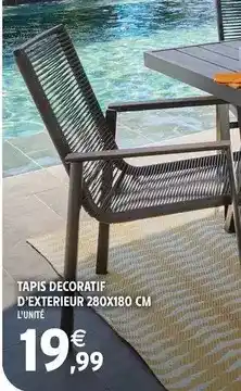 Intermarché Contact Tapis decoratif d'exterieur offre