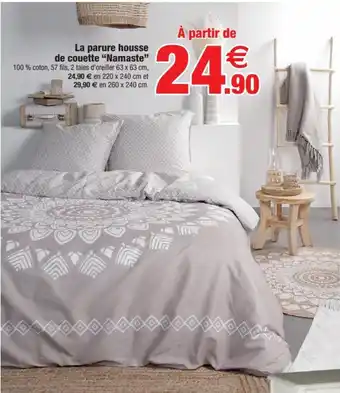 Bazarland Le parure housse de couette "Namaste" offre