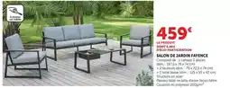 Hyper U Salon de jardin favence offre