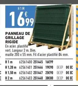 Brico Cash Panneau de grillage rigide offre
