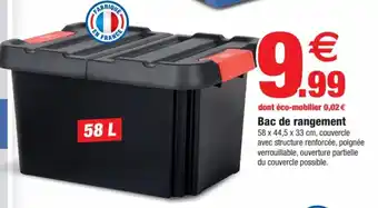 Bazarland Bac de rangement offre