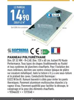 Brico Cash Panneau polyurethane offre
