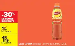 Carrefour LIPTON Soda offre
