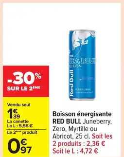 Carrefour RED BULL Boisson énergisante offre