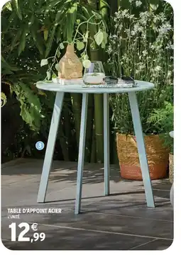 Intermarché Table d'appoint acier offre