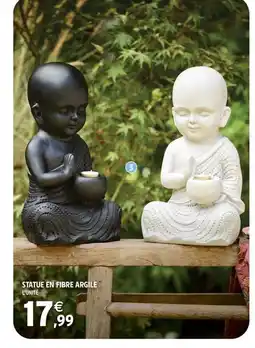 Intermarché Statue en fibre argile offre