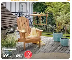 Intermarché Adirondak en bois offre