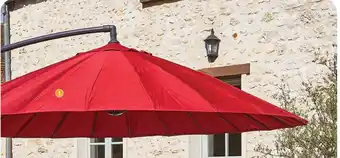 Parasol deporte shanghai rotatif rouge