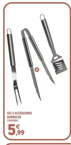 Intermarché Set 3 accessoires barbecue offre