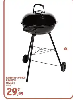 Intermarché Barbecue charbon hampton somagic offre
