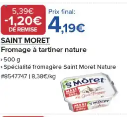 Costco SAINT MORET Fromage à tartiner nature offre