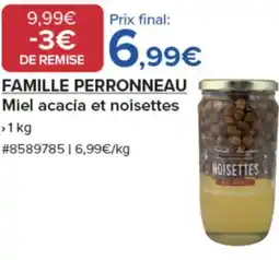 Costco FAMILLE PERRONNEAU Miel acacia et noisettes offre