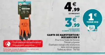 Gants de Manutention