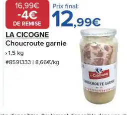Costco LA CICOGNE Choucroute garnie offre