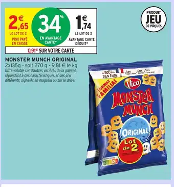 Intermarché Hyper MONSTER MUNCH Original offre