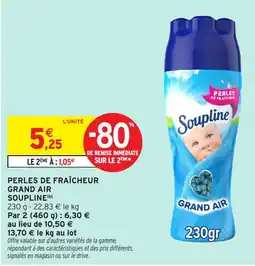 Intermarché Hyper SOUPLINE Perles de fraîcheur grand air offre