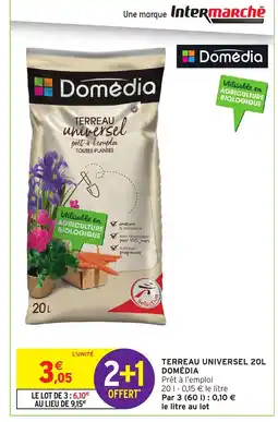 Intermarché Hyper DOMÉDIA Terreau universel offre
