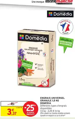 Intermarché Hyper DOMÉDIA Engrais universel granule offre