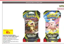 Intermarché Hyper Booster pokémon méga- evolution équilibre parfait offre