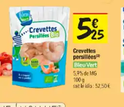 Les Comptoirs de la Bio BLEU VERT Crevettes persillées offre
