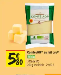 Les Comptoirs de la Bio R BIO Comté AOP au lait cru offre