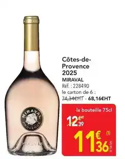 METRO Côtes-de- provence 2025 offre