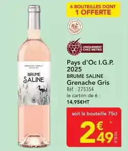 METRO Metro - pays d'oc i.g.p offre